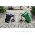 Wheelie bin helper trash can hand cart